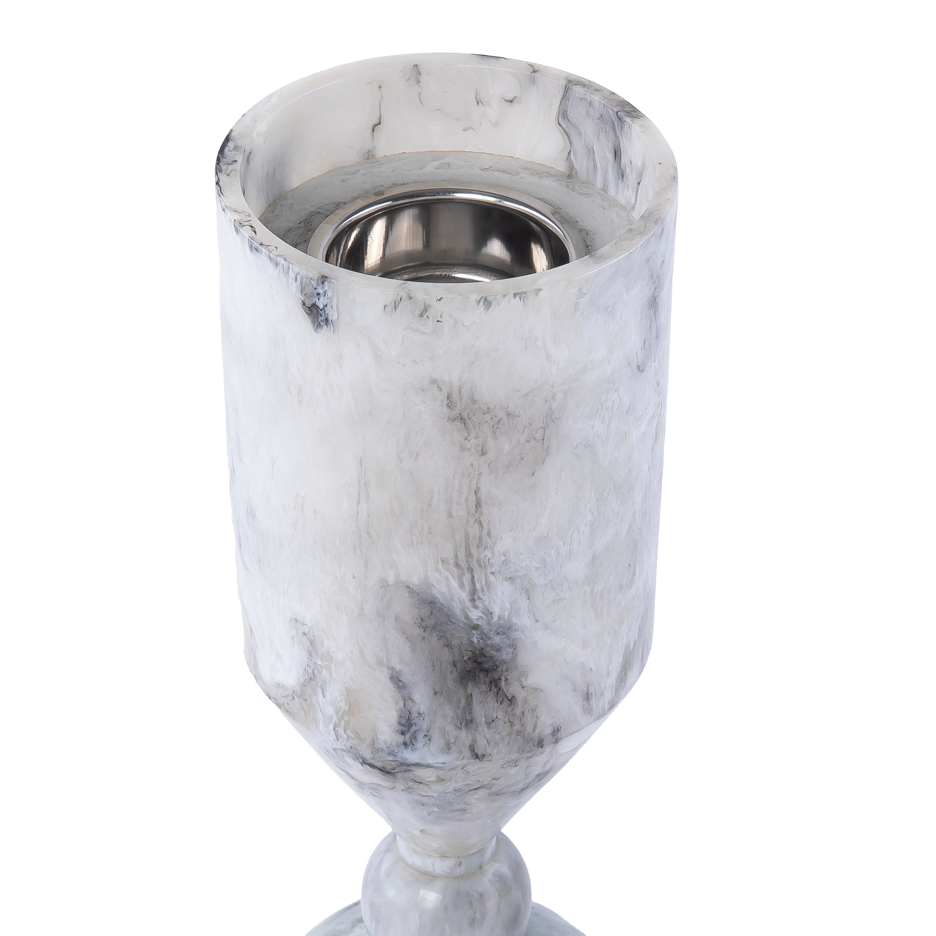 Elegant Resin Mabkhar Set of 2 pcs - Black&white