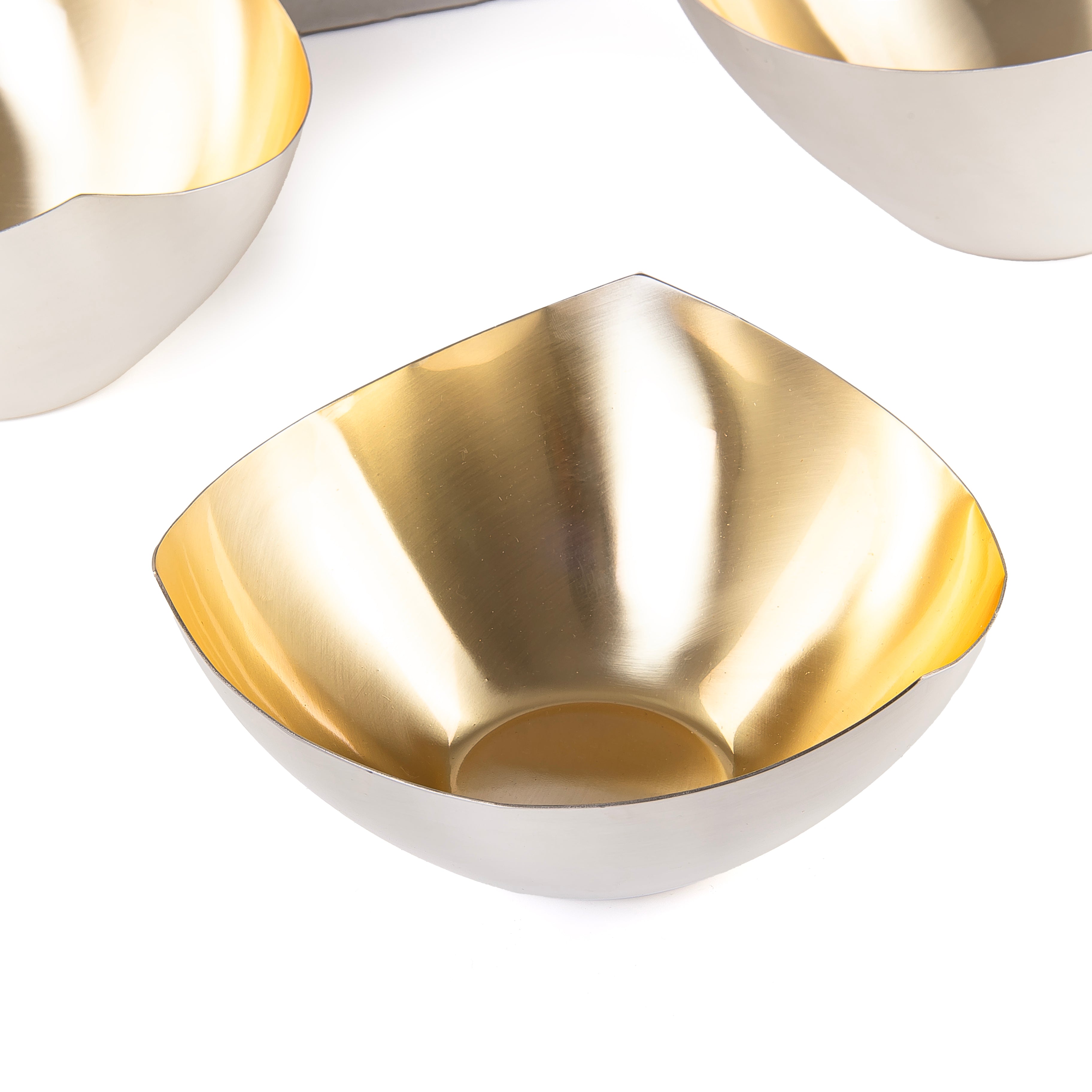 Set of 3 Stainless Steel Bowls