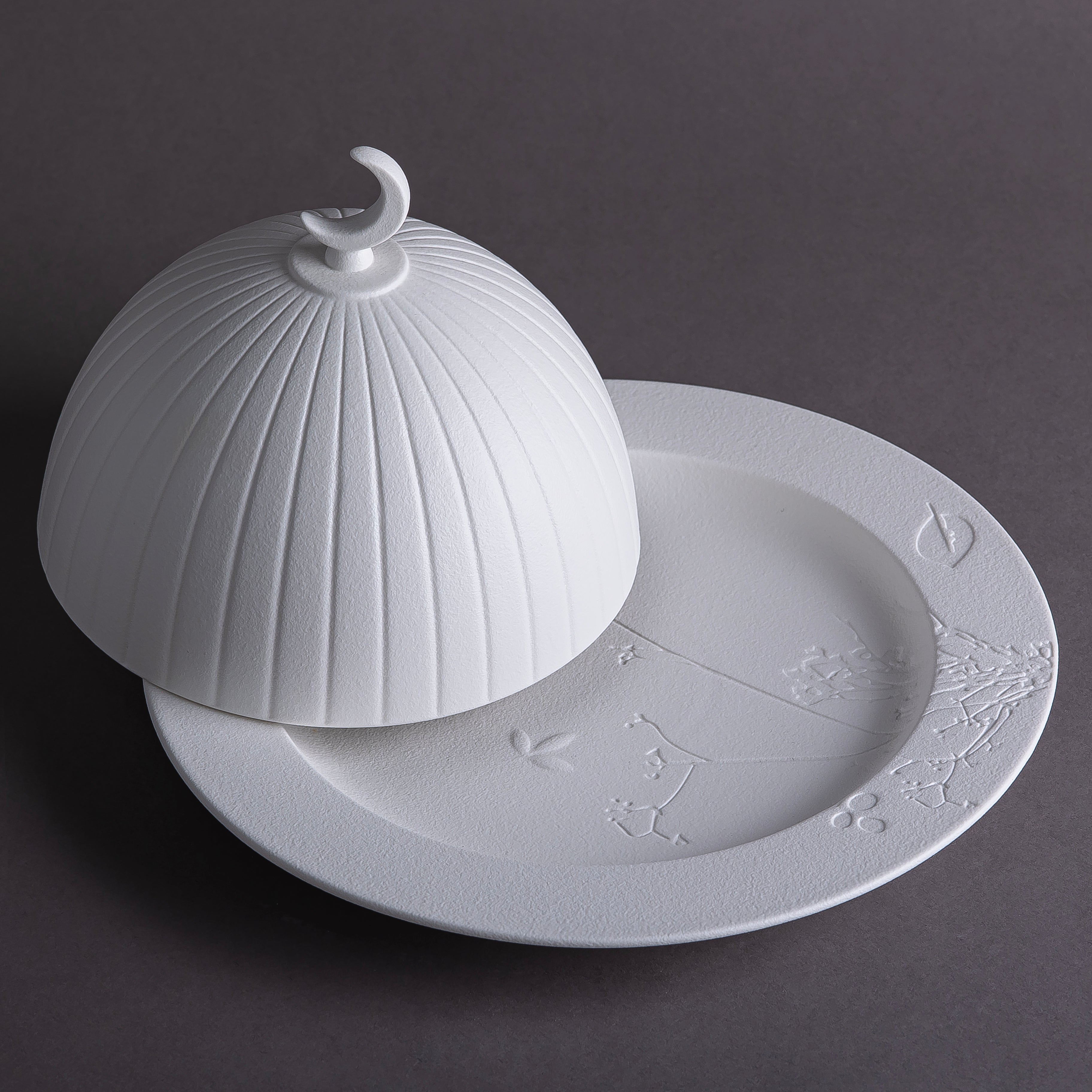 Matt White Ceramic Plate