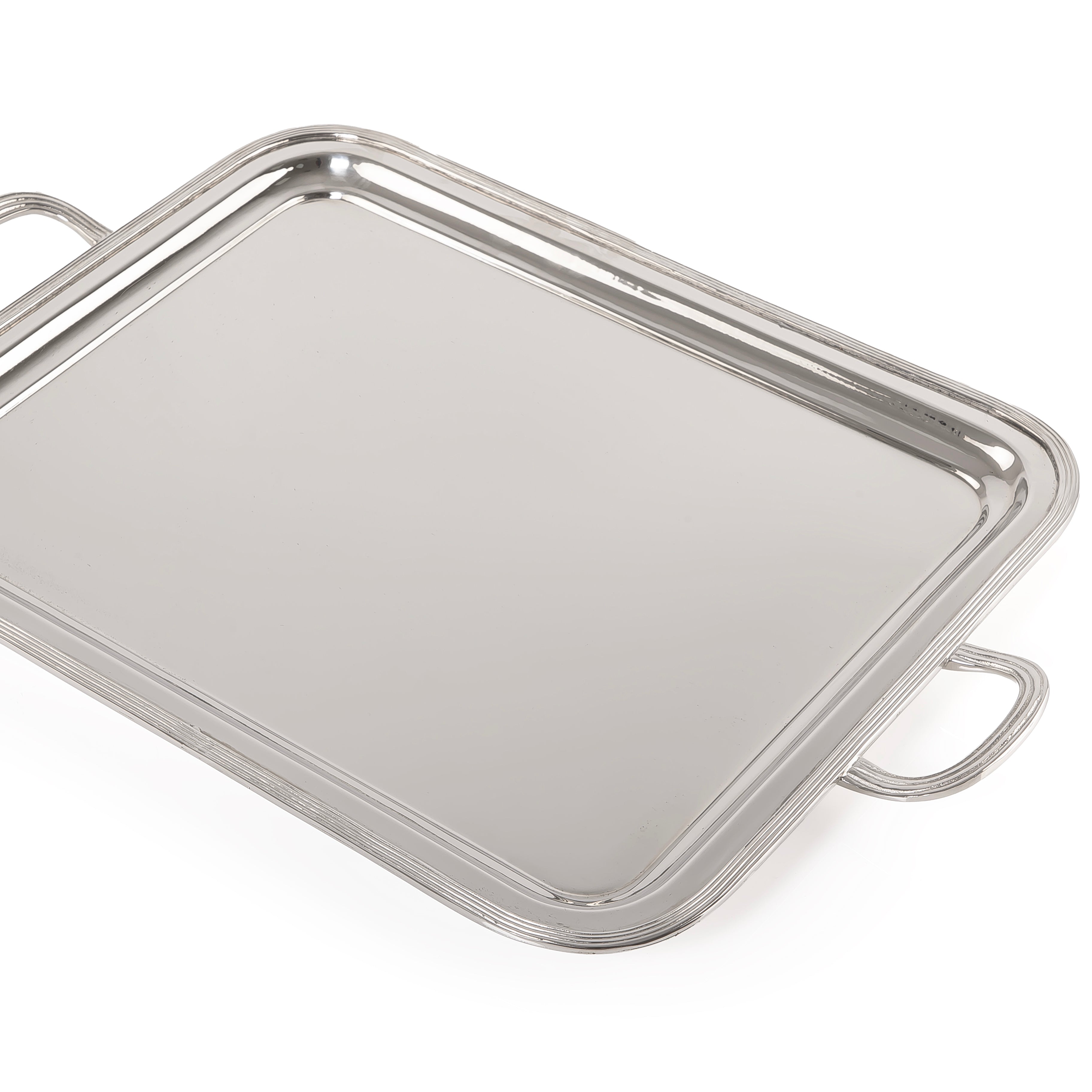 Metal serving tray - large