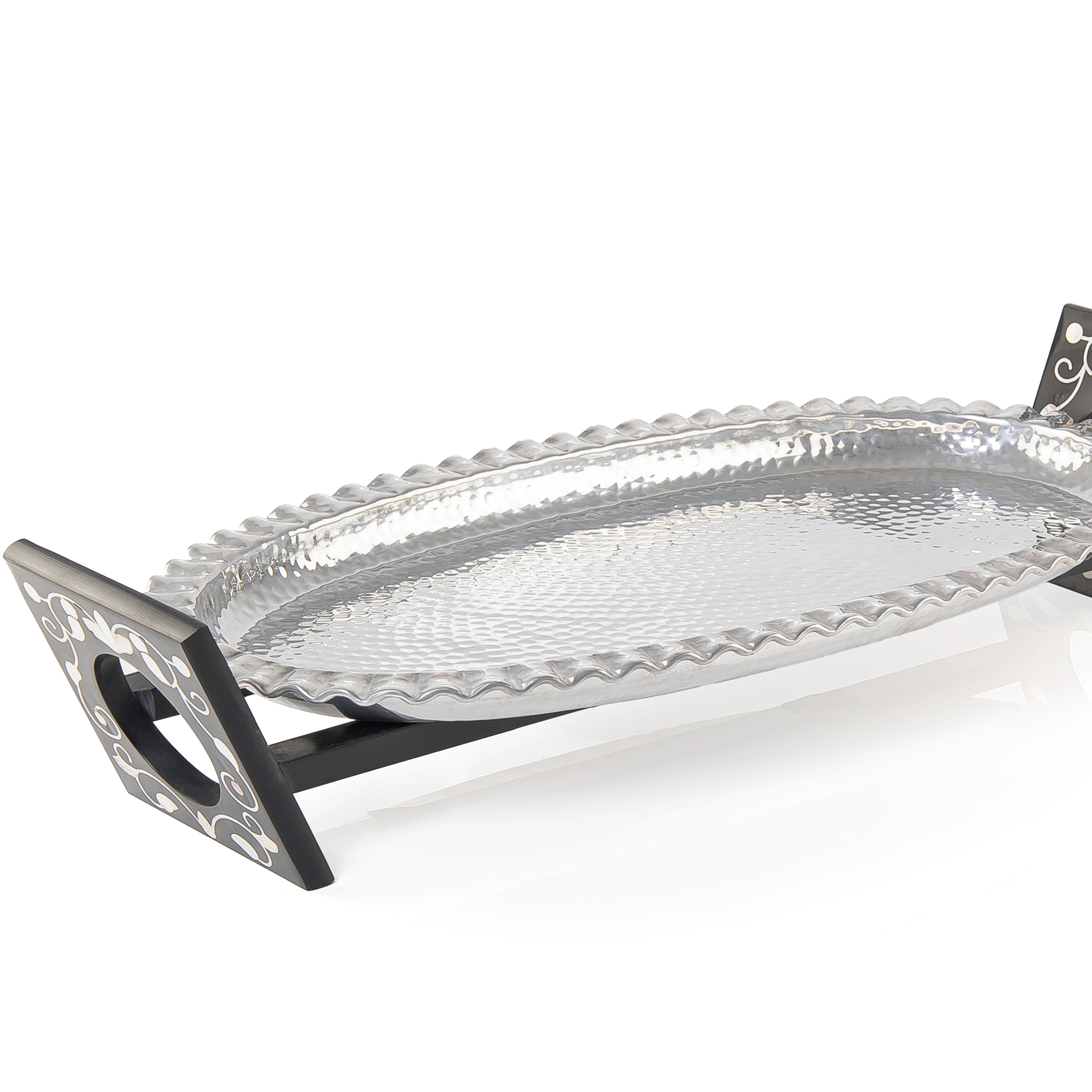 Oval Aluminum Tray - Large