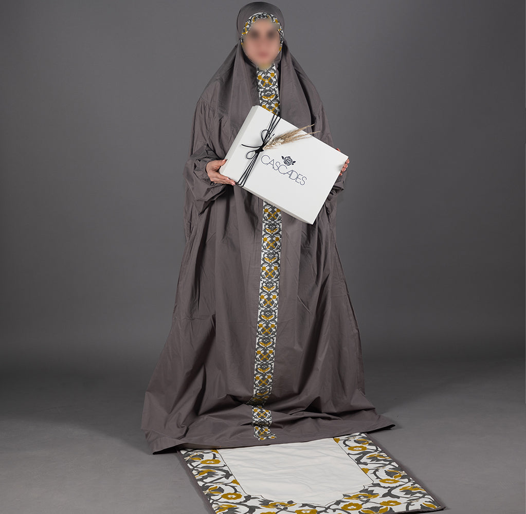 طقم الصلاة الإسلامي الفاخر - ألوان متنوعة