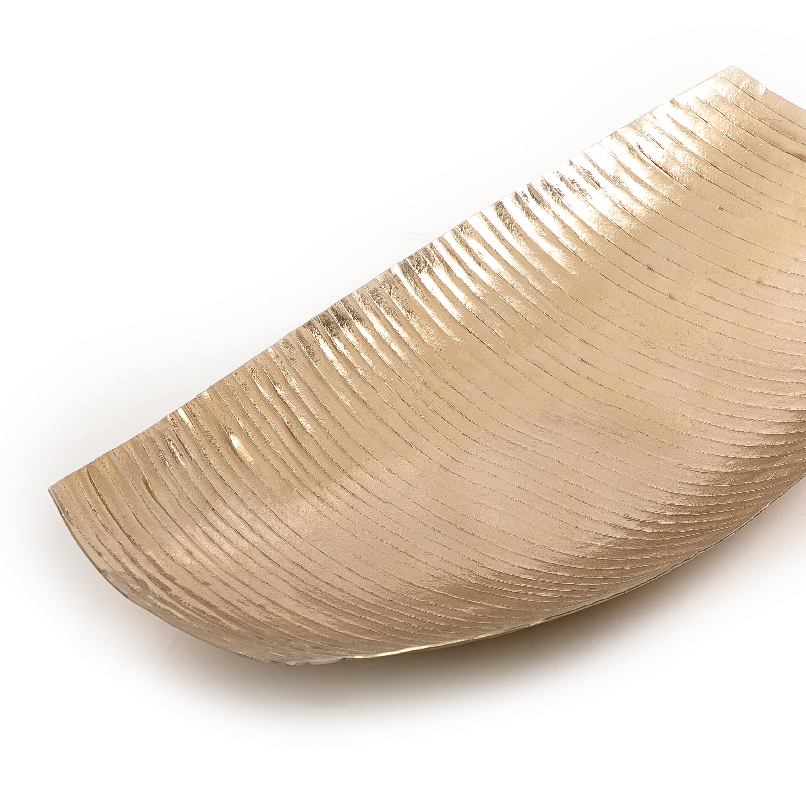Gold Rectangular Metal Plate