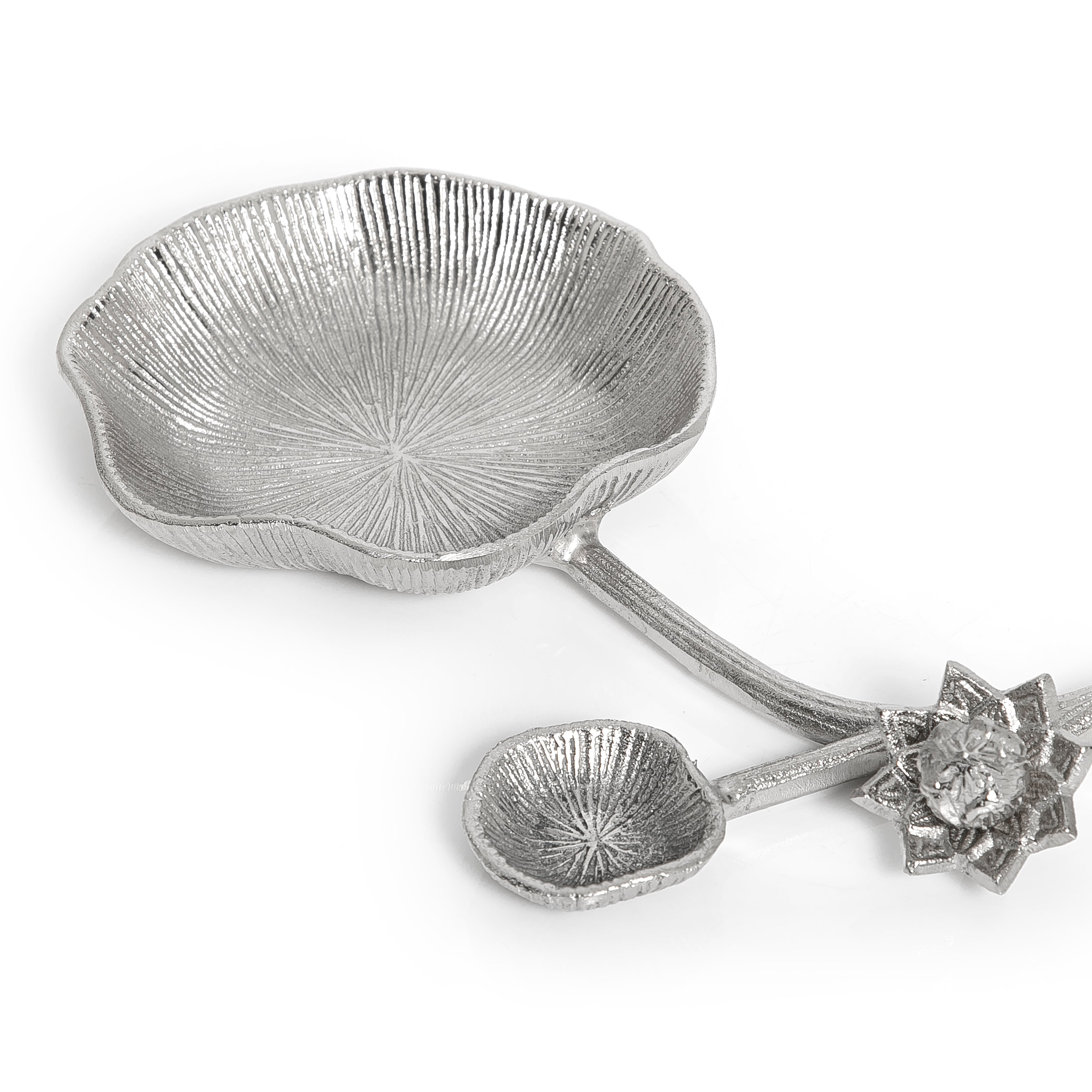 Silver Metal Twin Plate