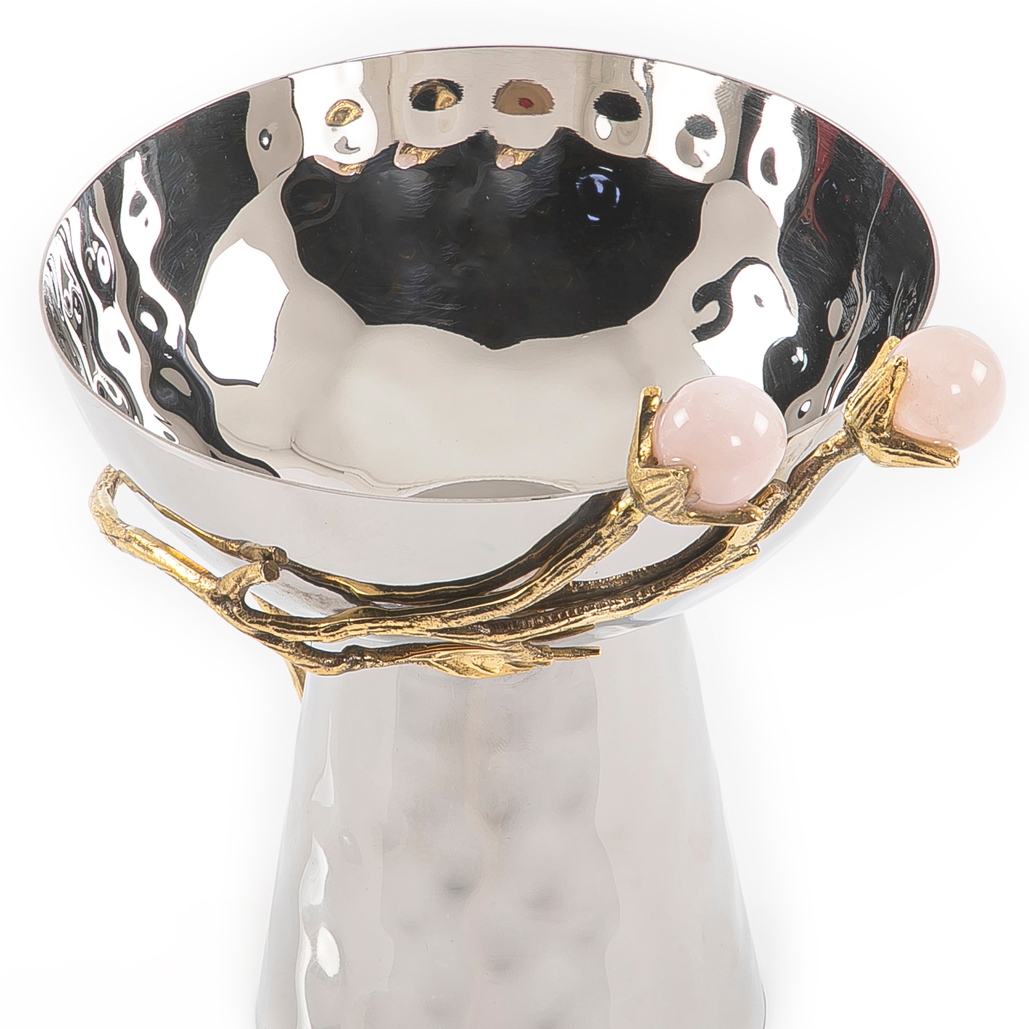 Metal nuts bowl