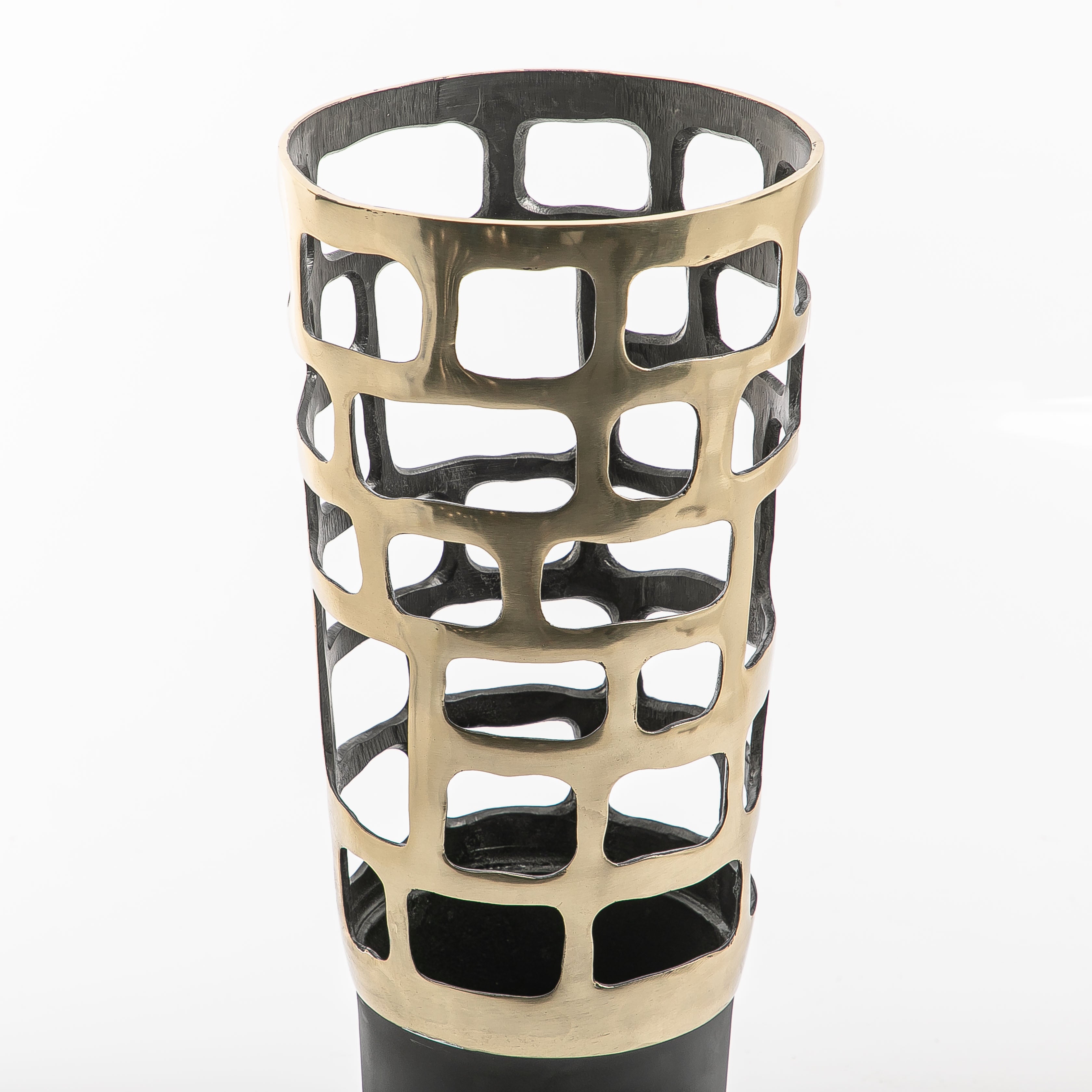 Black Metal Vase