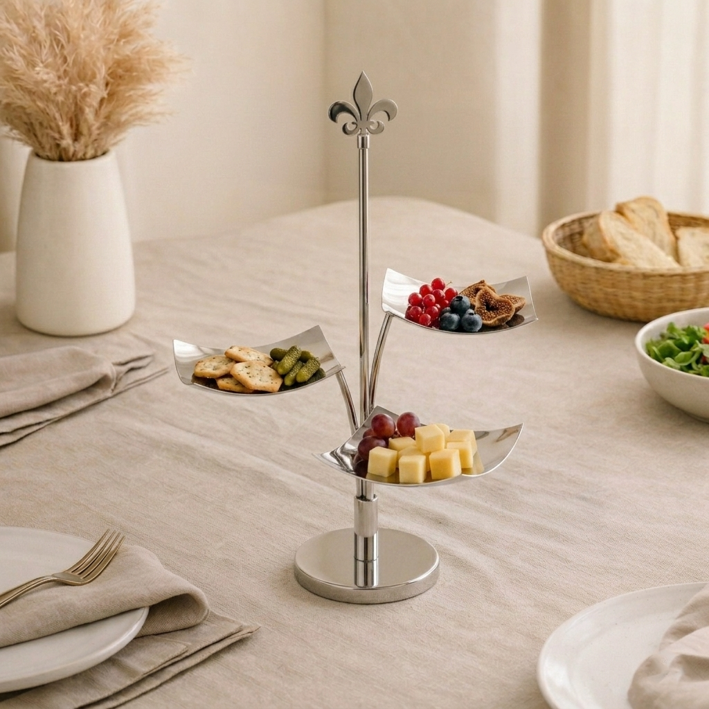 3-Tier Stainless Steel Stand