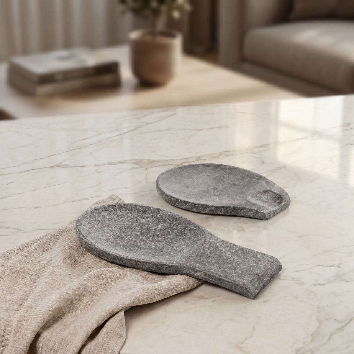 Set of 2 Marble plate