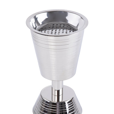 مبخر معدن مغطي بالنيكل - فضي 