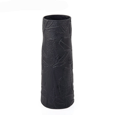 Ceramic Vase - Black Finish(20052823) - 091-158