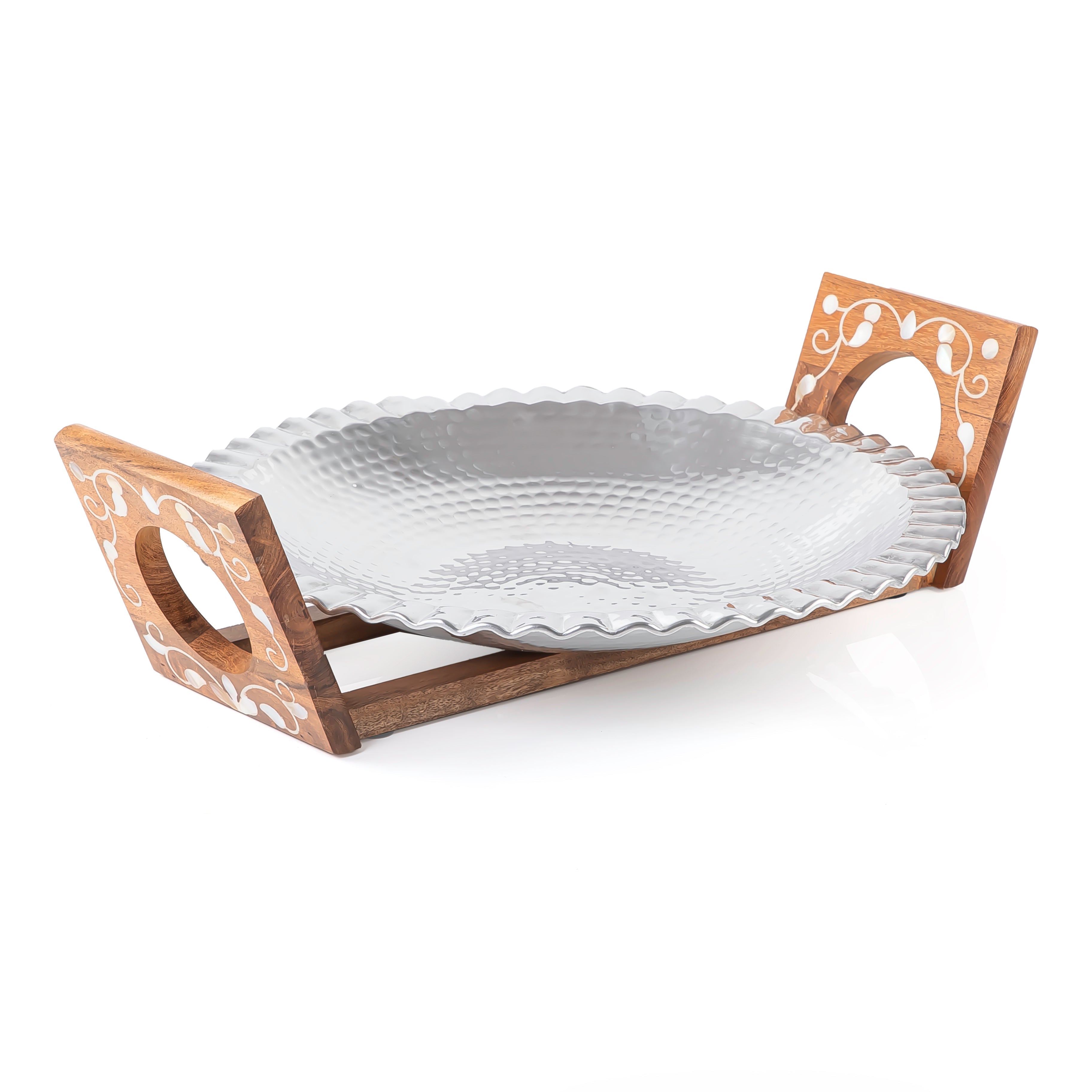 تاوه ألمنيوم دائرية - وسط