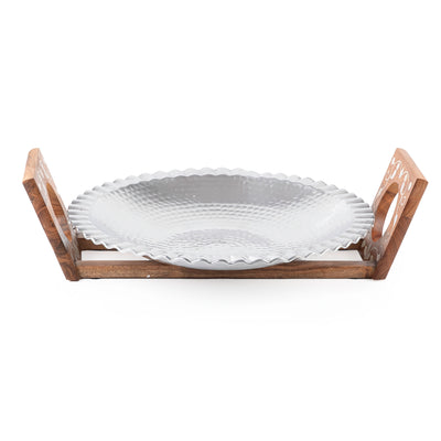 تاوه ألمنيوم دائرية - وسط