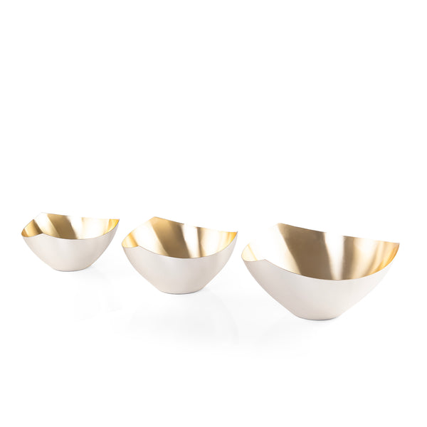 Set of 3 Stainless Steel Bowls