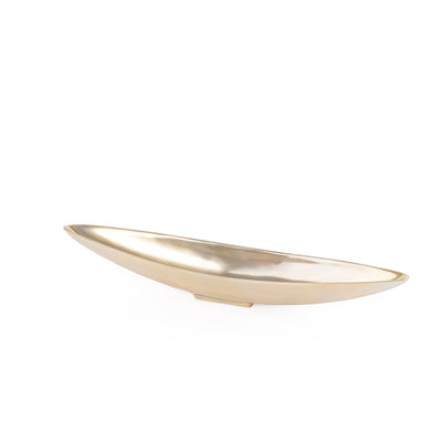 Medium Oval Metal Plate - Gold
