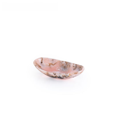 Small  Resin Oval Plate - Pink