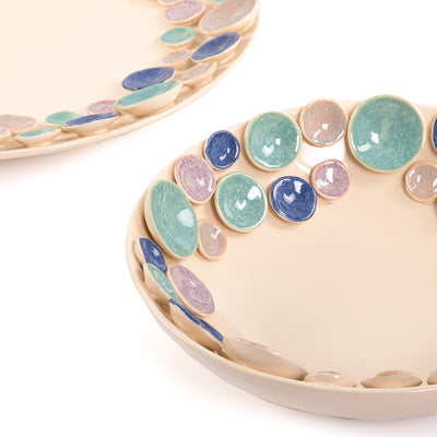 طقم 2 وعاء رخام