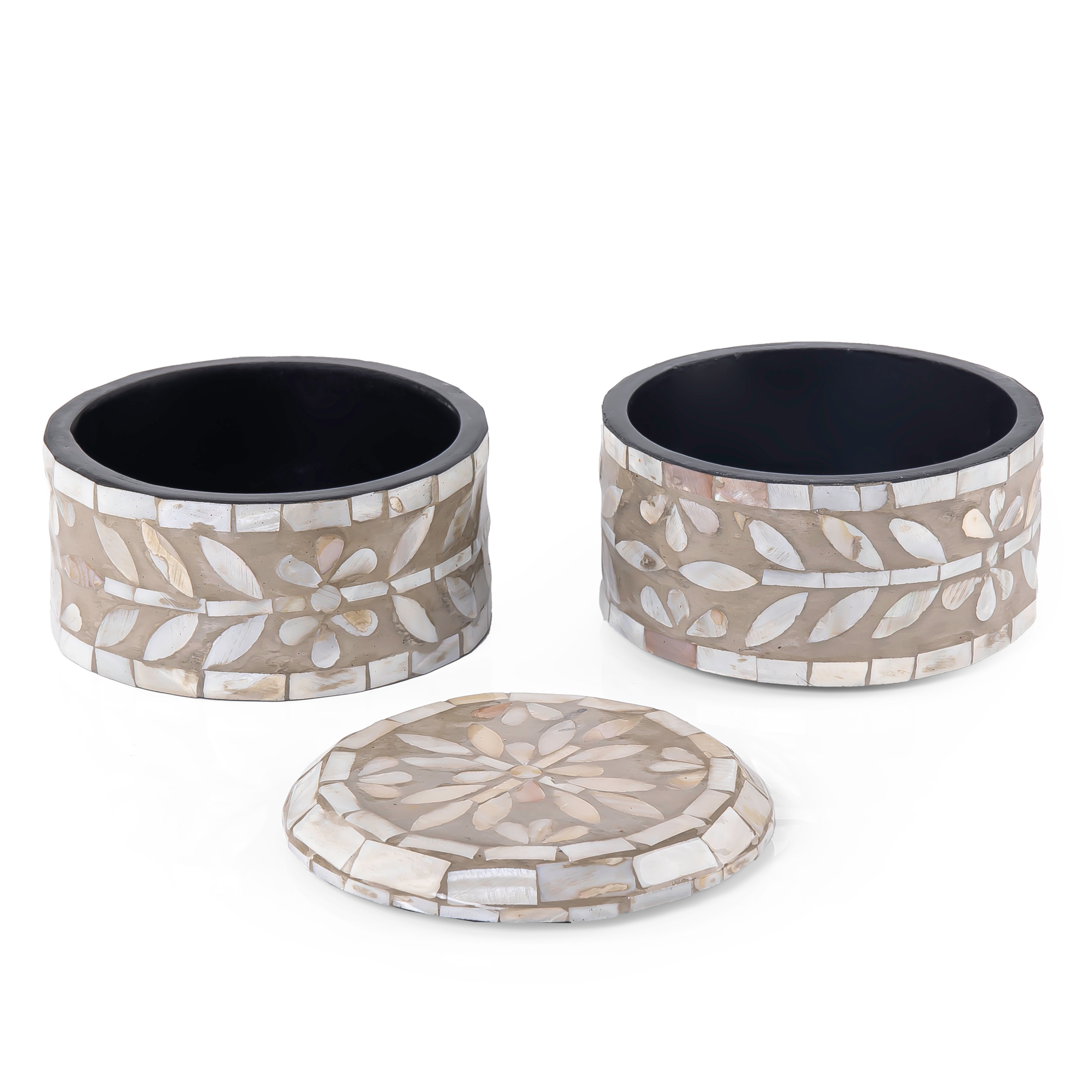 صندوق بيج من طبقتين مع غطاء