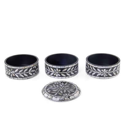 صندوق أسود من 3 طبقات مع غطاء