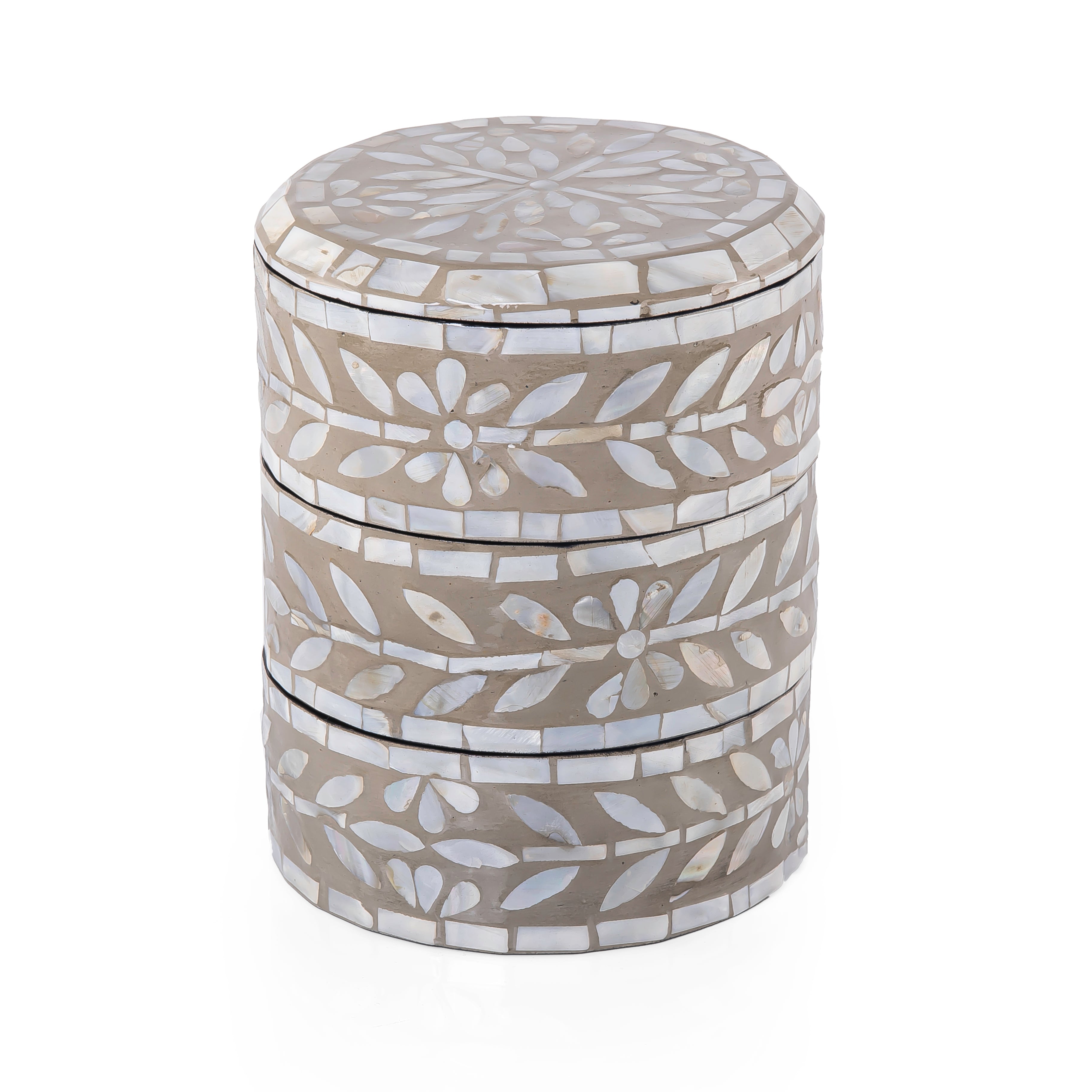 3-Story Grey Box with Cover