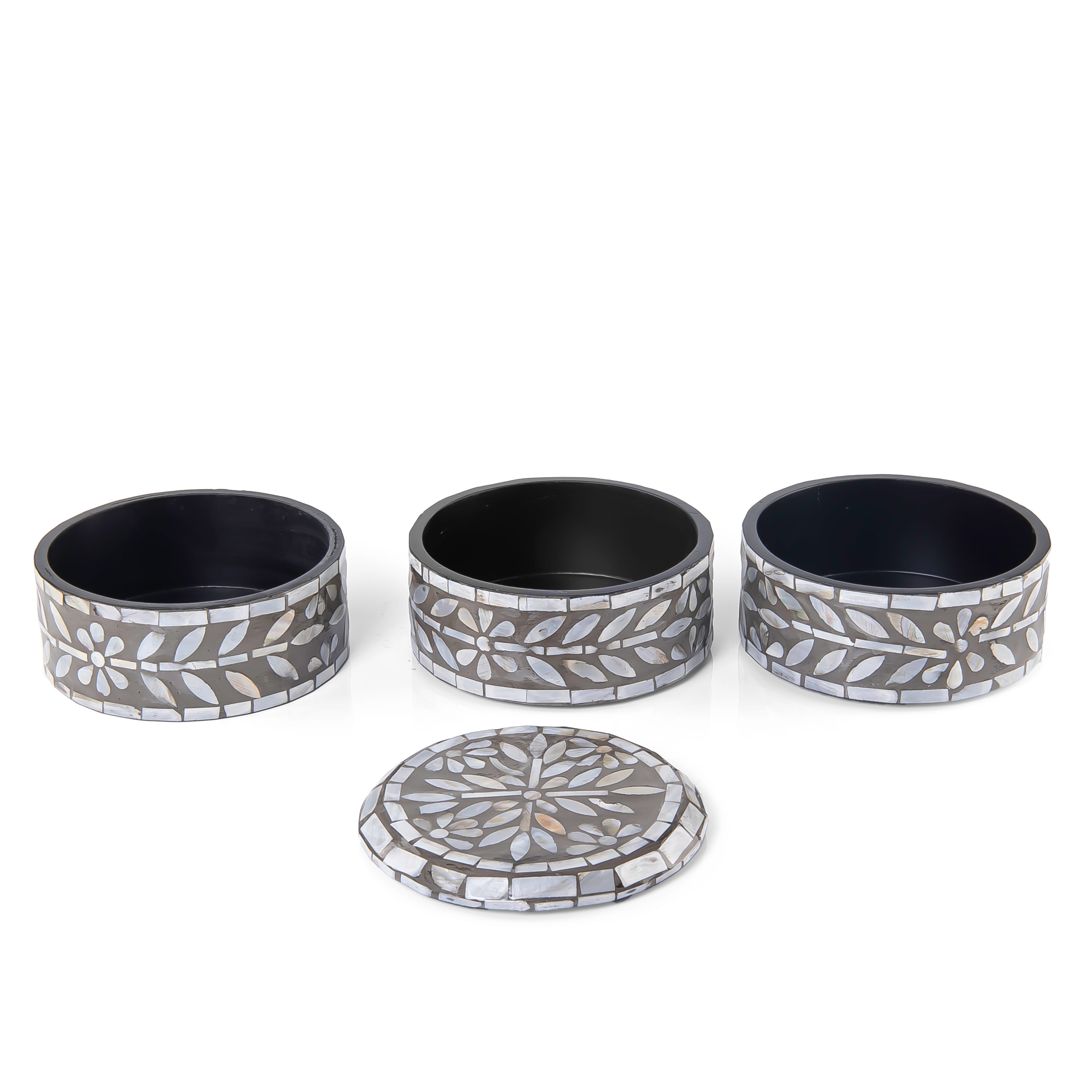 صندوق بيج من 3 طبقات مع غطاء