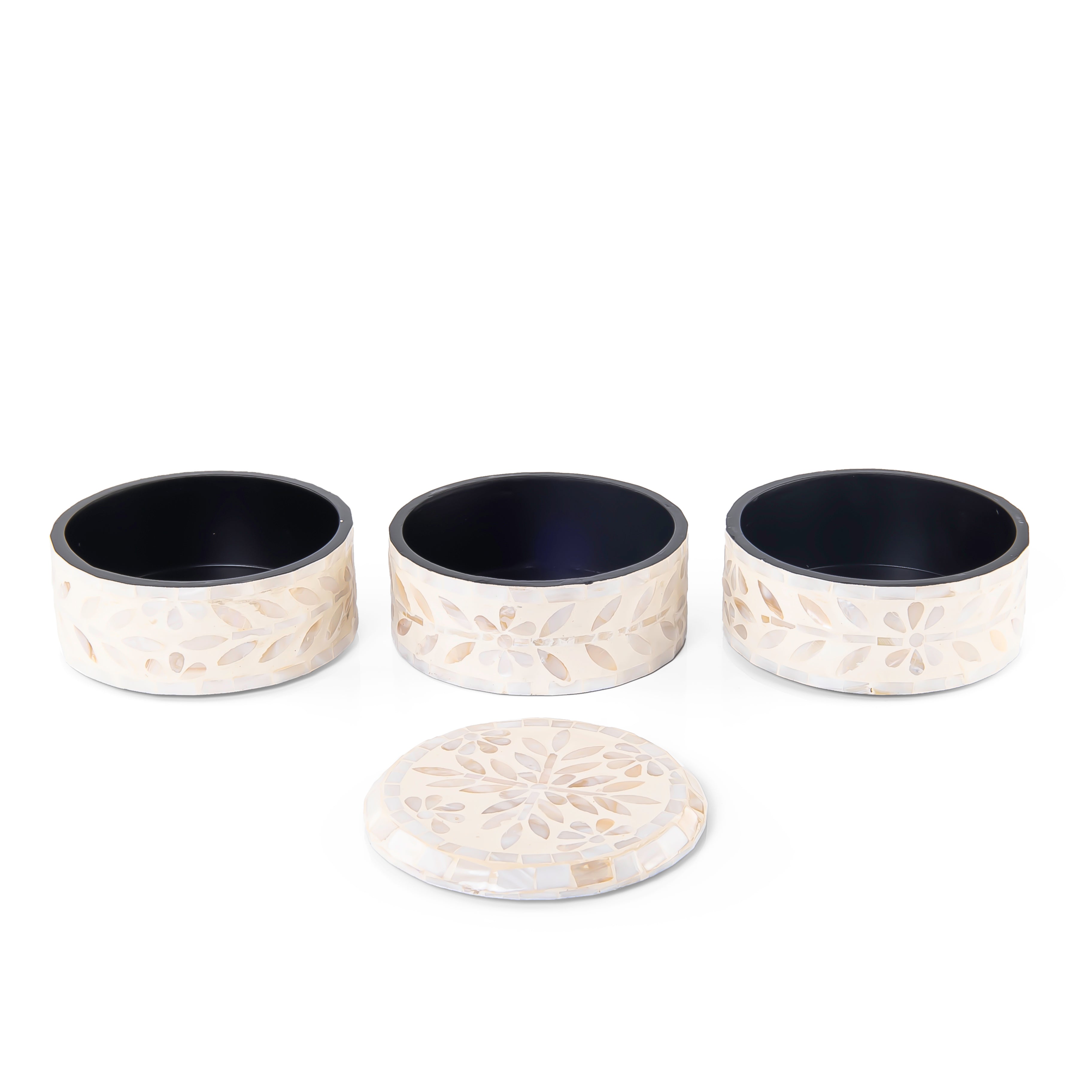 3-Story Cream Box with Cover