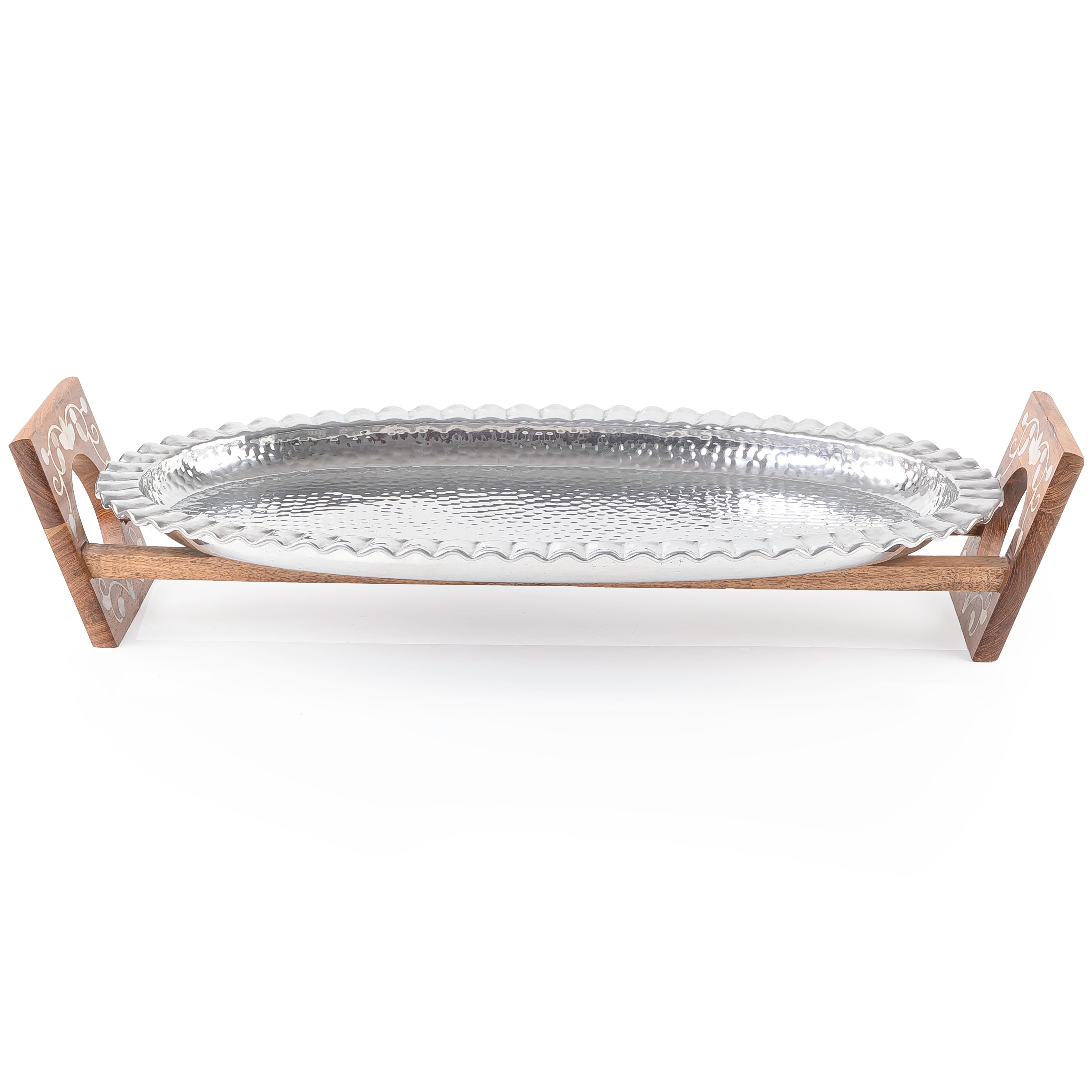 Oval Aluminum Tray - Large