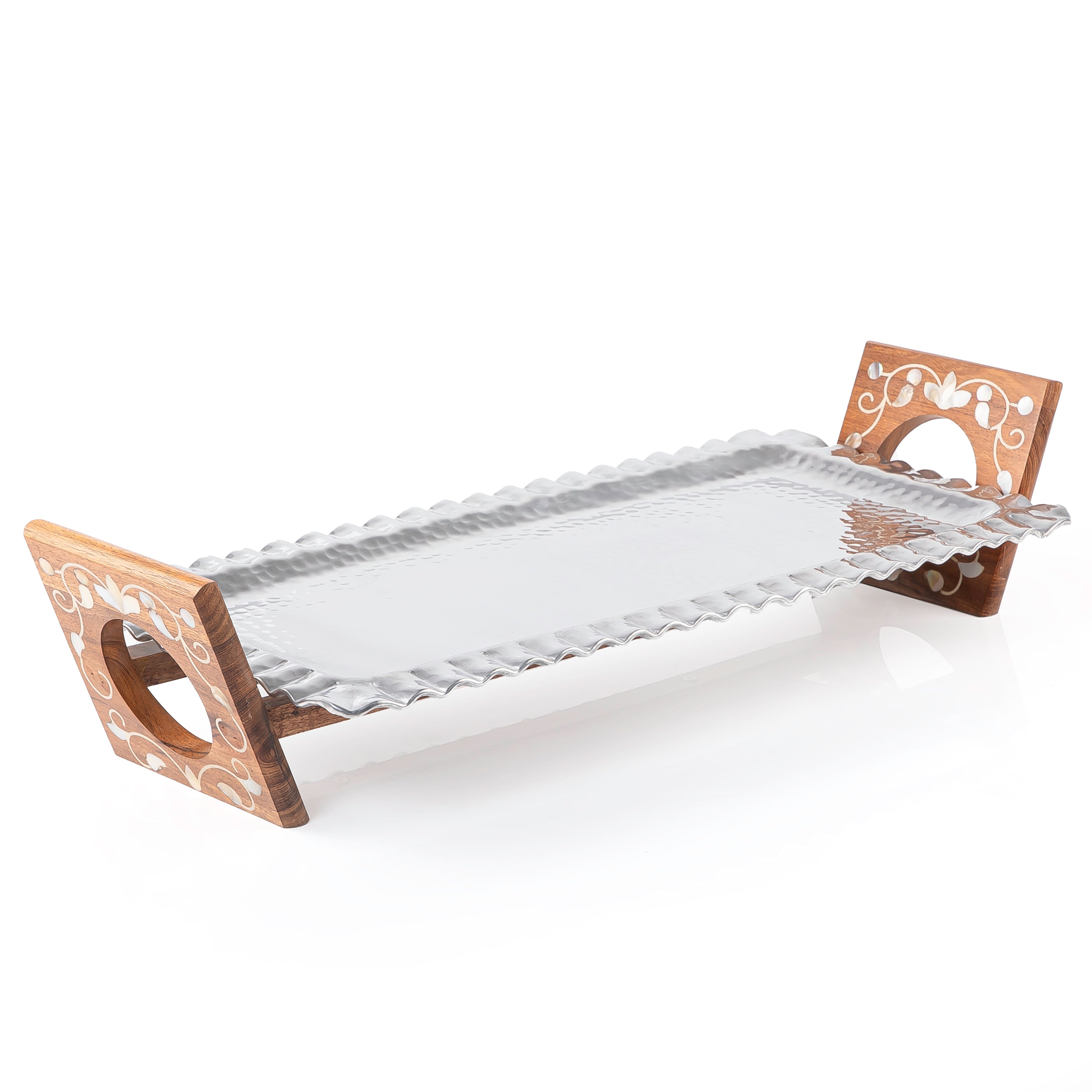 صينية مستطيلة المنيوم - كبيرة