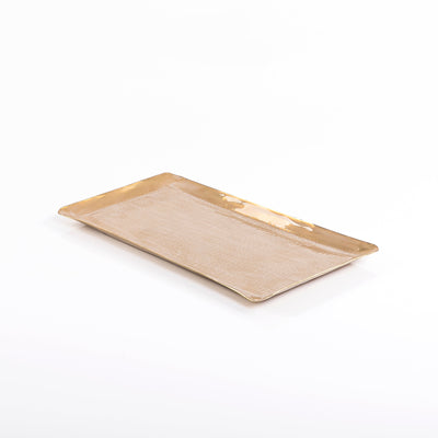 Rectangular Metal Tray - Gold