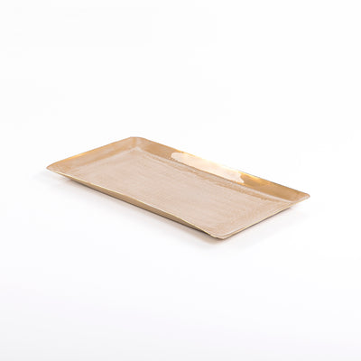 Rectangular Metal Tray - Gold