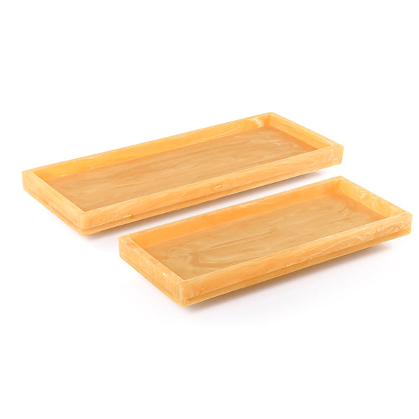 طقم مكون من 2 صينية ديكور 