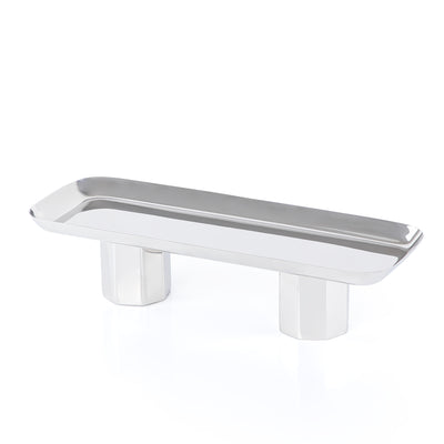 ستاند معدن مستطيل بأرجل - فضي كبير 