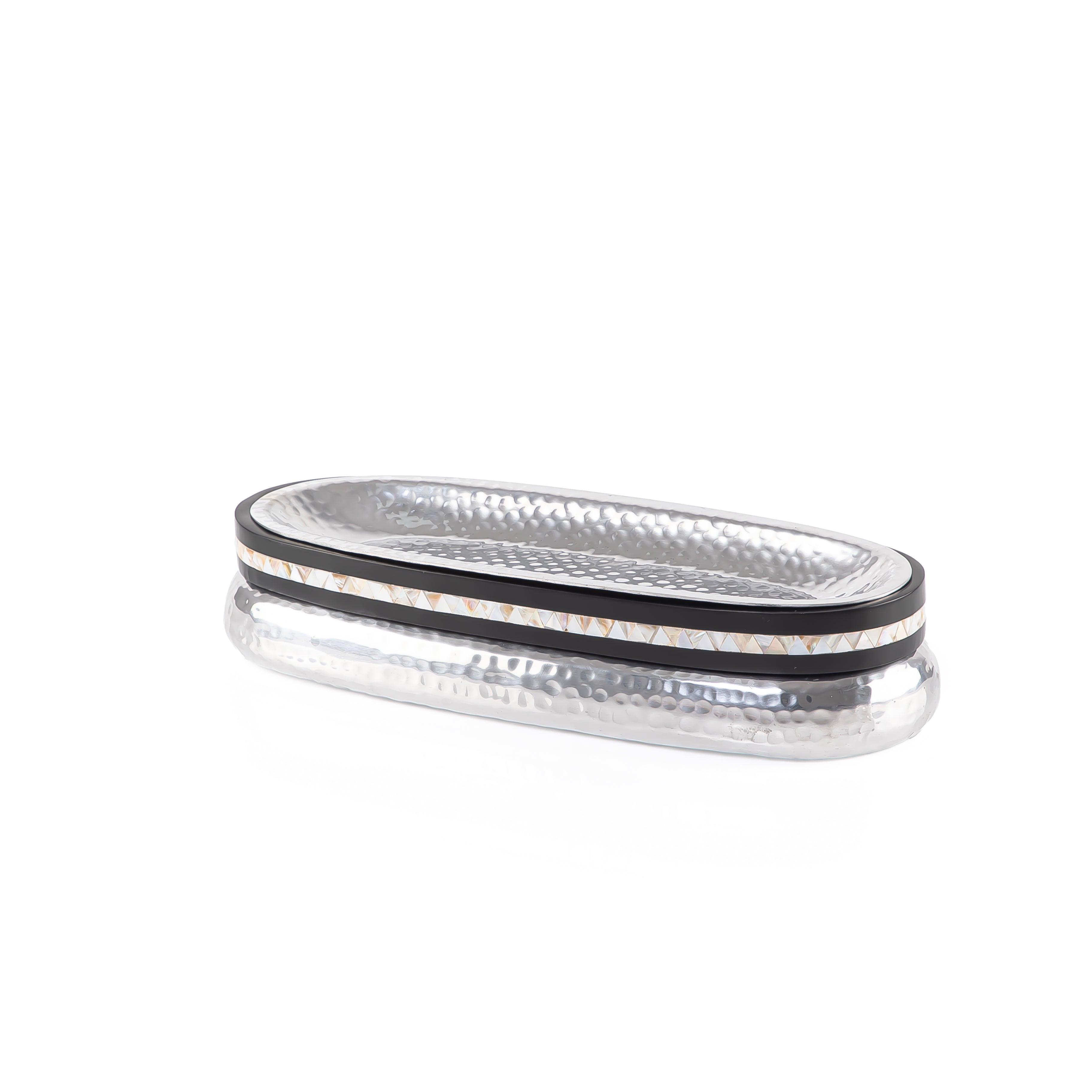 طبق بيضاوي من الألمنيوم - حجم وسط