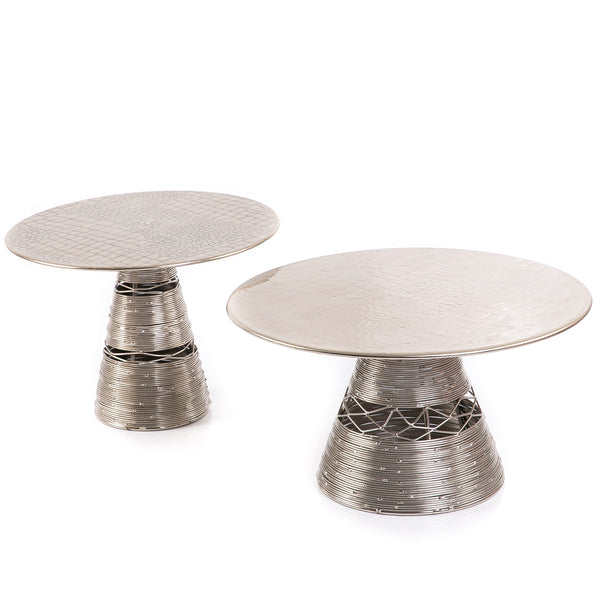 Set of 2 metal stand