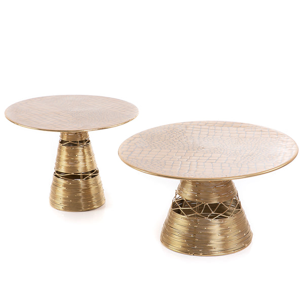 Set of 2 metal stand