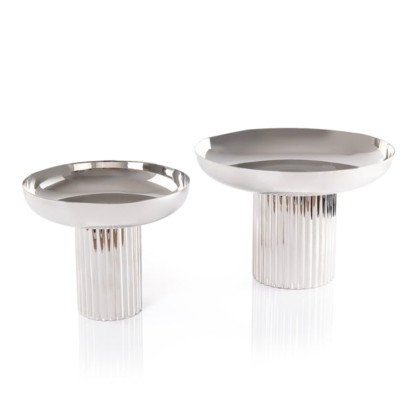 Set of 2 Stainless Steel Stand