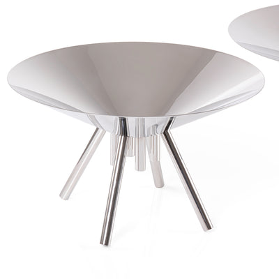 Set of 2 Stainless Steel Stand