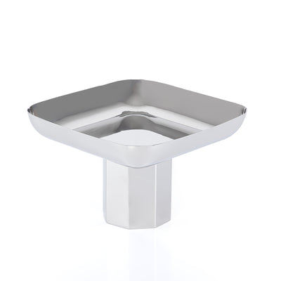 Square metal stand- silver large