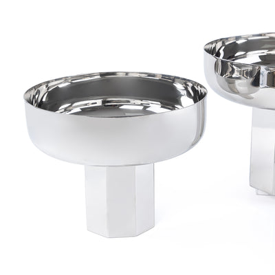 Set of 2 Critical metal stand with gift box - Silver