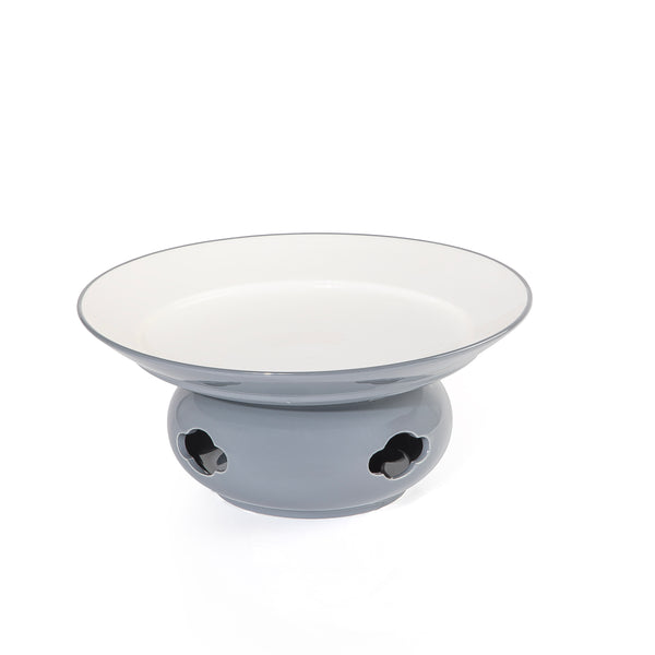 CERAMIC PLATE WITH STOVE STAND
