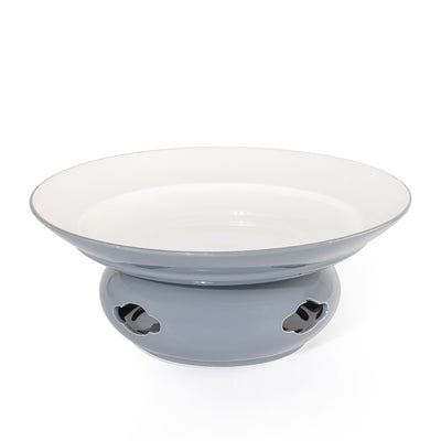 CERAMIC PLATE WITH STOVE STAND
