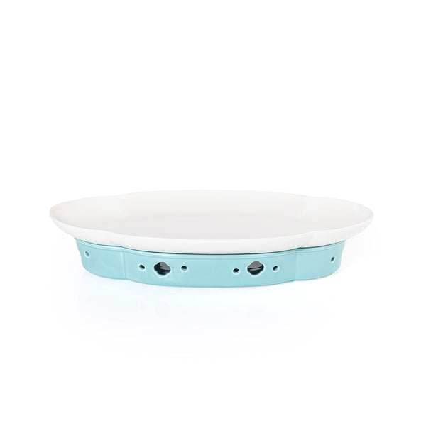 CERAMIC PLATE WITH STOVE STAND