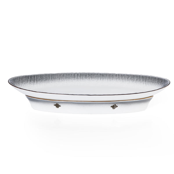 CERAMIC PLATE WITH STOVE STAND
