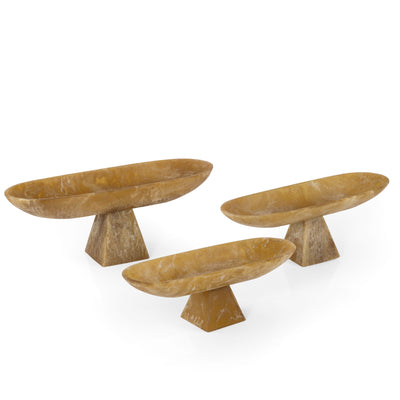 مجموعة من 3 استاند ريزن - أصفر