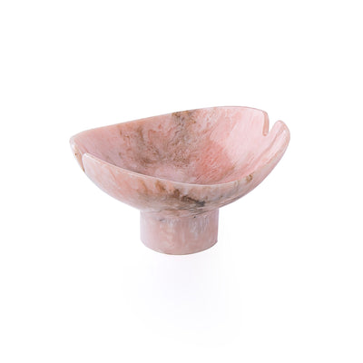 ستاند تقديم من الراتنج صغير - وردي 