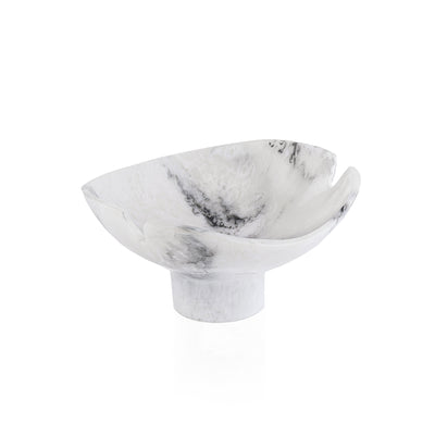 ستاند تقديم من الراتنج صغير - أسود&أبيض