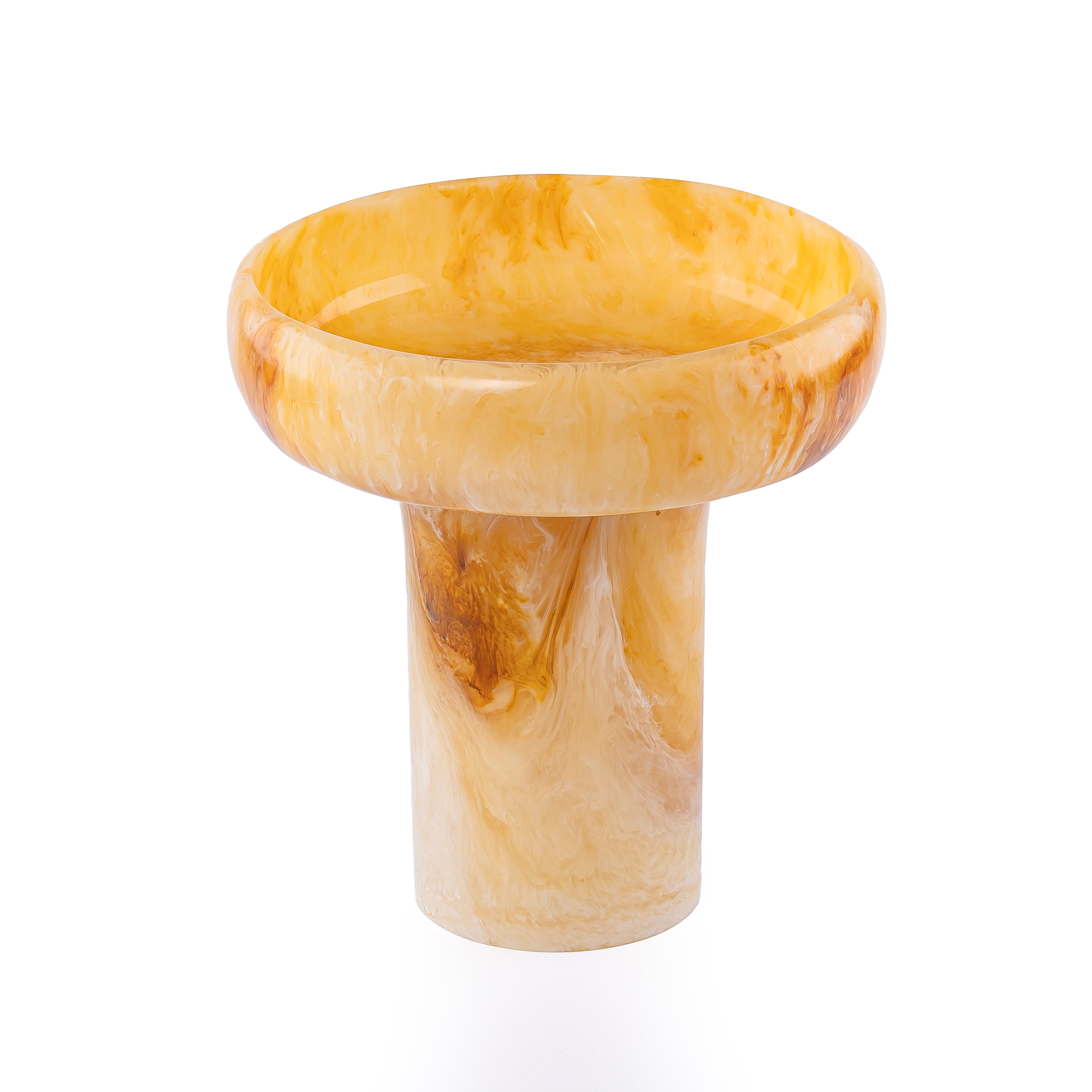Small Resin Circular Stand - Amber