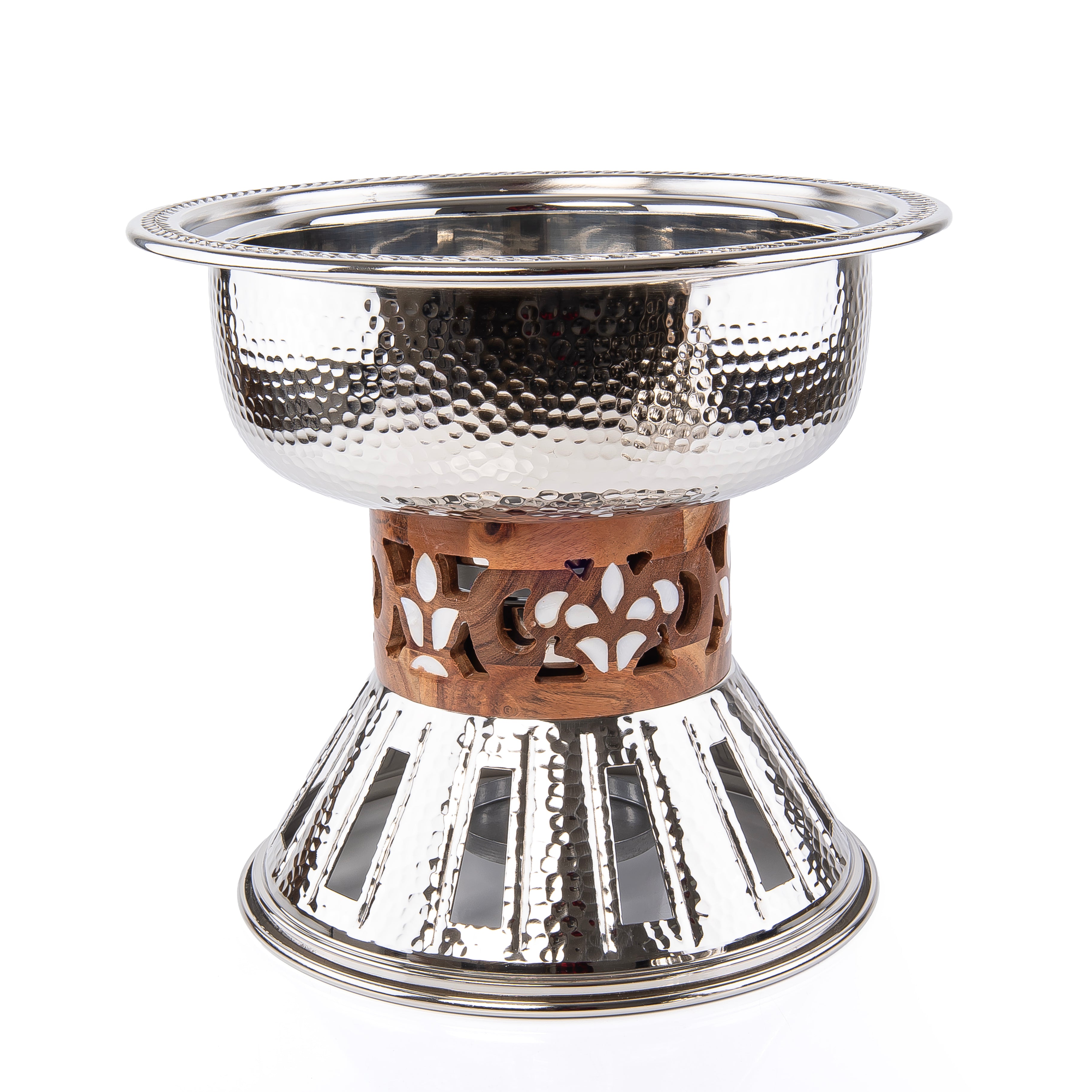 سخان طعام معدني 5 لتر - فضي