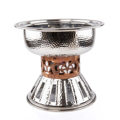 5 Liter Luxury Nickel-Plated Chafing Dish