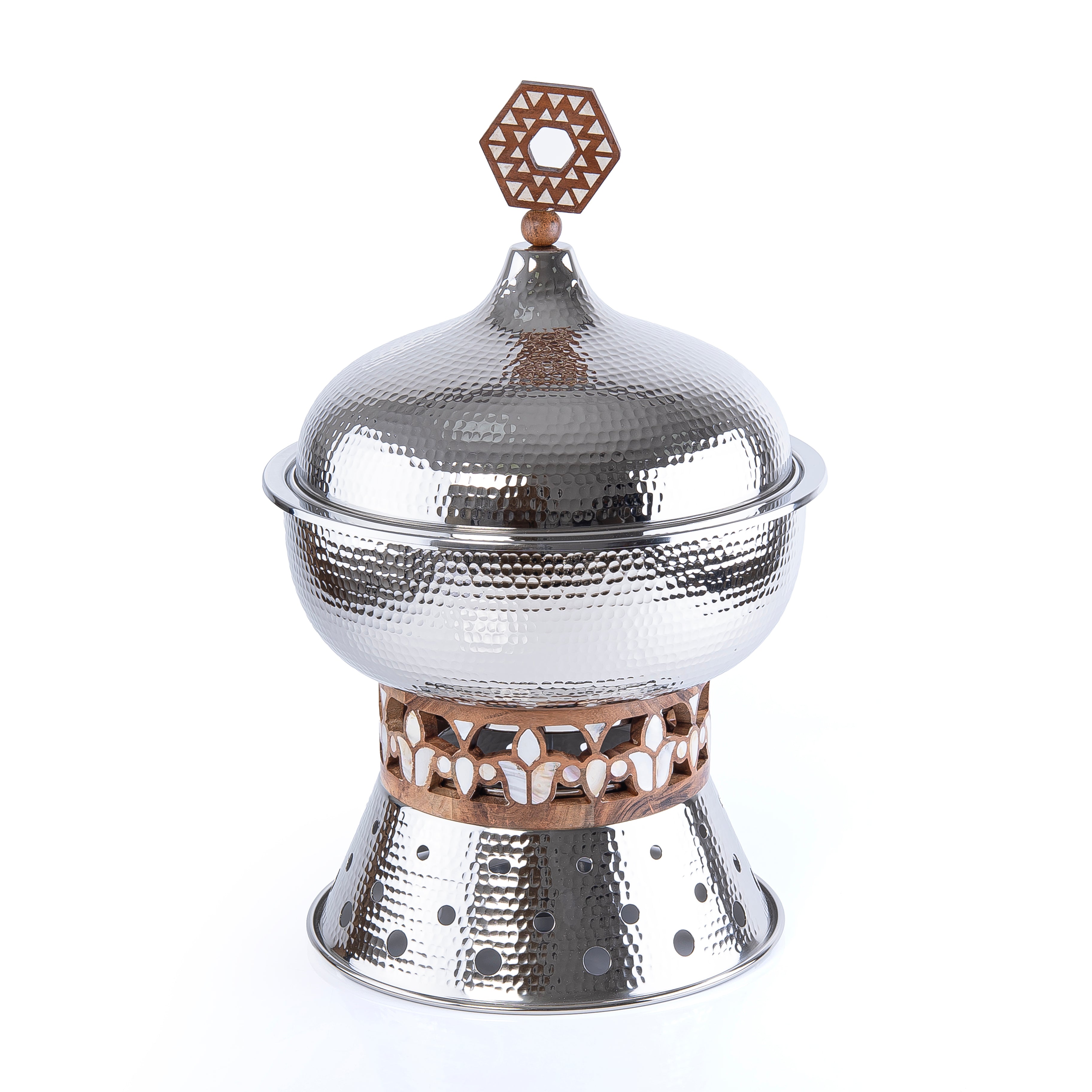 سخان طعام معدني مغطي بالنيكل 6 لتر - كبير