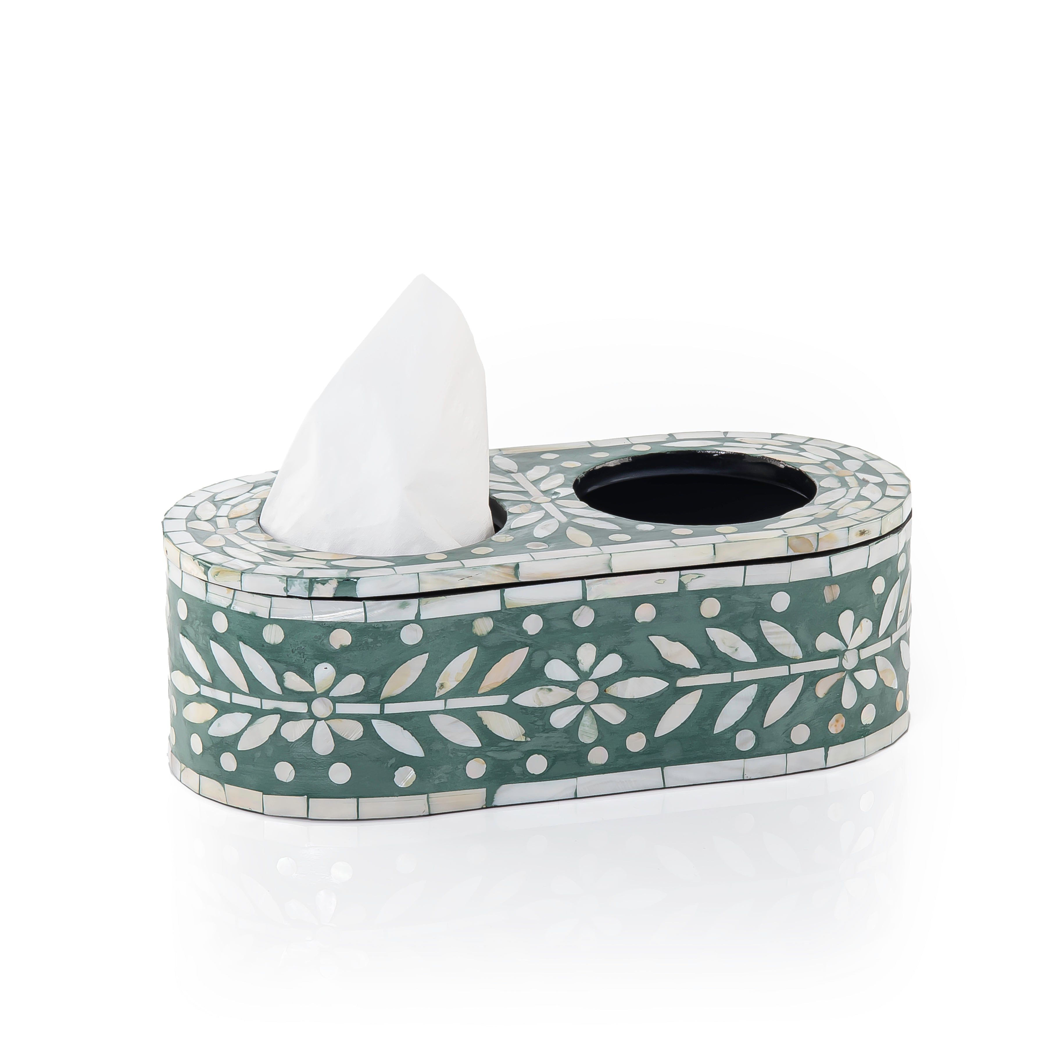 بوكس مناديل - أخضر